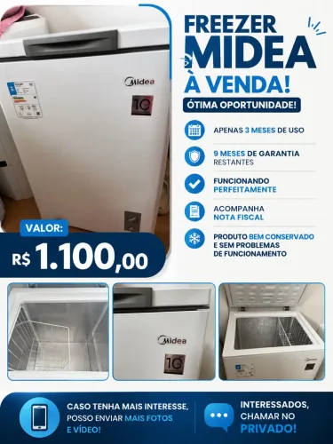 Freezer MIDEA 100 Litros
