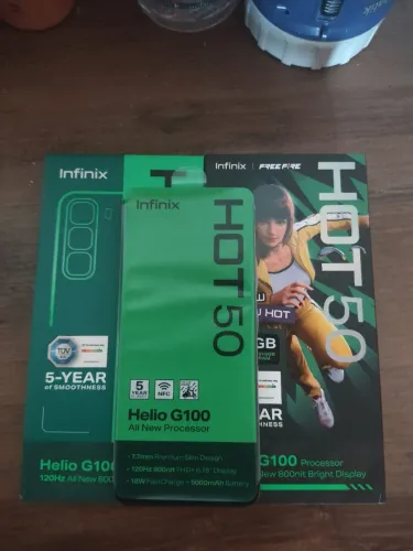 Infinix Hot 50 256GB / 16GB RAM (8+8) - Seminovo - Edição Free Fire na Caixa