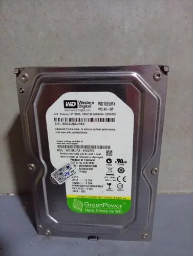 HD Interno 1TB Western Digital Green Power 3.5" SATA III - WD10EURX