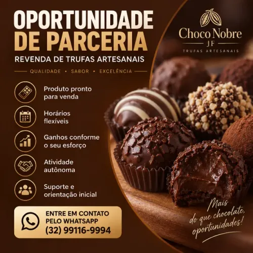 Parceiro(a) para Revenda de Trufas - Atividade Autônoma