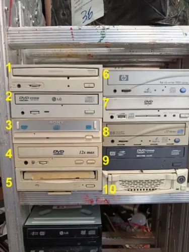 Drives de CD e DVD antigos e raros (unitário)