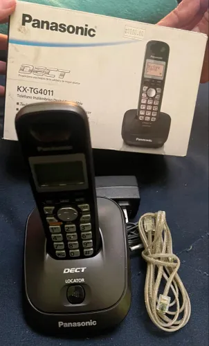 telefone sem fio Panasonic, modelo KX-TG4011