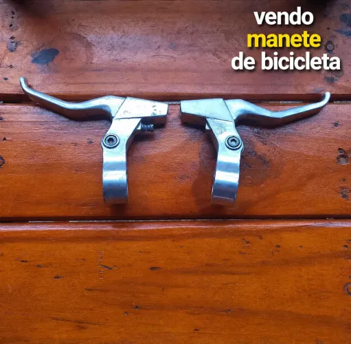 Peça de bicicleta manete de freio cromado 