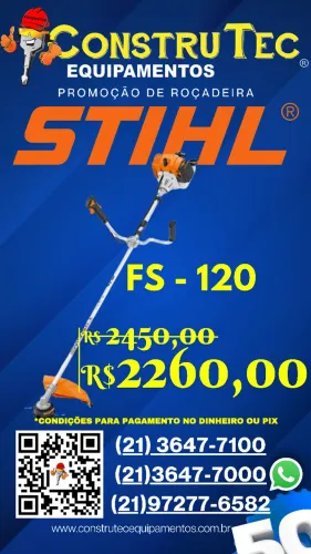 Roçaderia a combustão FS 120 STIHL 4134-200-0458