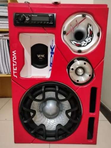 Caixa trio 4 vias