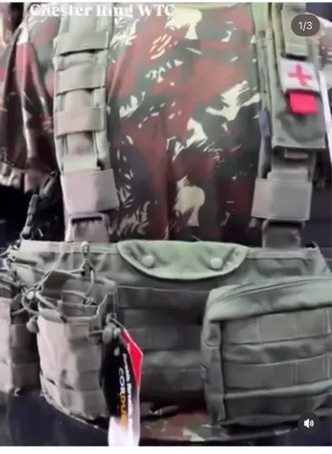 Chest Rig WTC com acessórios