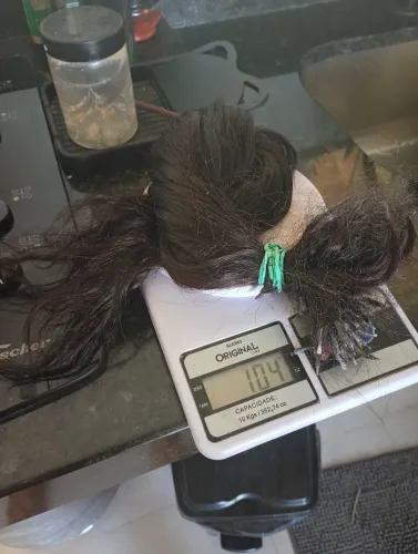 Cabelo indiano 100 gramas 45 cm
