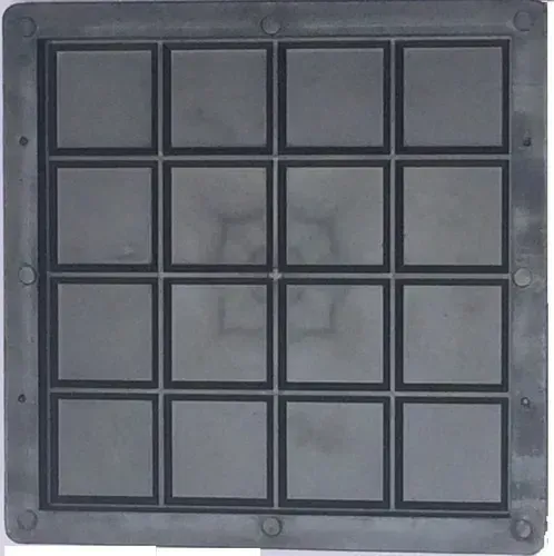 Forma Ladrilho Xadrez 16 Quadros 20x20x1,5cm