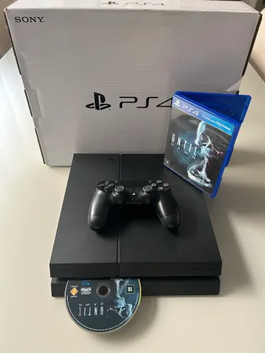 Ps4 IMPECÁVEL-acompanha cabos, controle e jogo