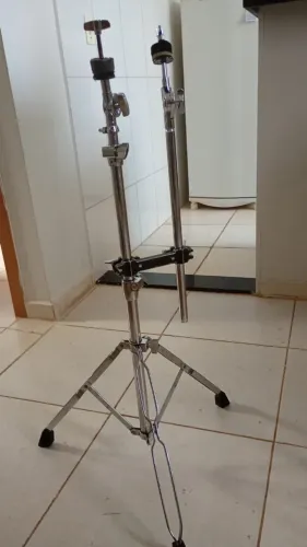 Estante de prato reta com clamp e extensor