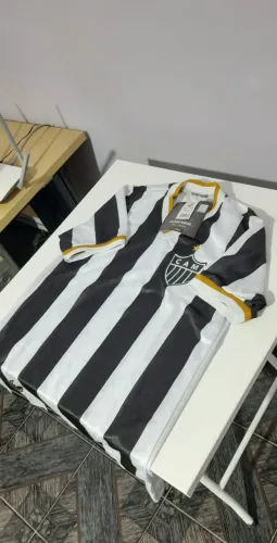 Camisa Atlético-MG Retrô 2013 Libertadores RetrôMania Tam P Nova