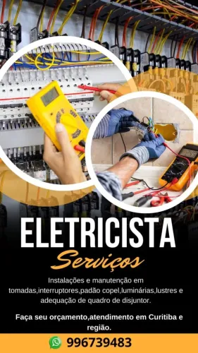 Eletricista 24h atendemos Curitiba e toda Região Metropolitana 