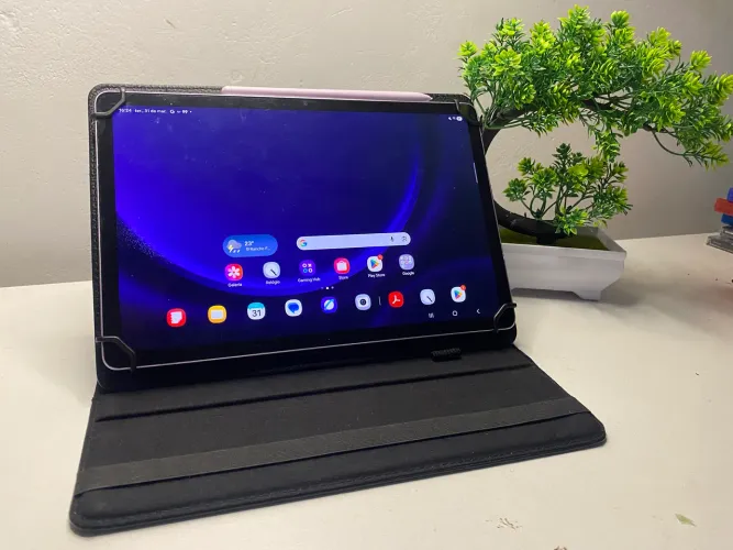 Tablet Samsung S9 FE - 128GB + Capa 360 + S Pen