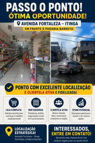 ? PASSO O PONTO COMERCIAL ?