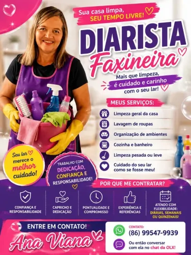 DIARISTA / FAXINEIRA 