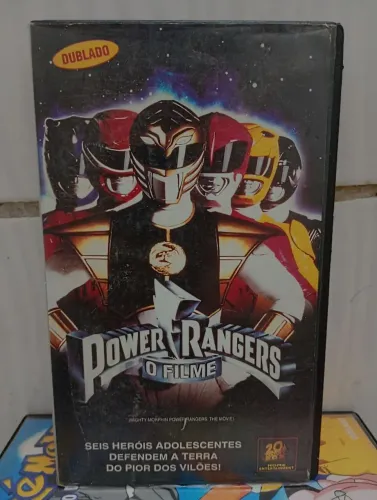 Fita VHS POWER RANGERS O FILME Usada