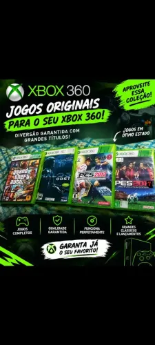 JOGOS PARA XBOX 360 EM PERFEITO ESTADO.