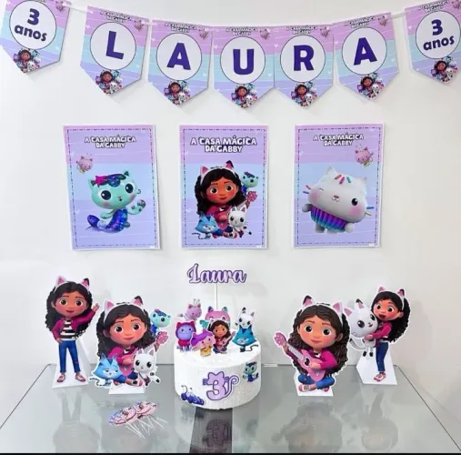 Kit Decoração Festa Personalizada Só um bolinho