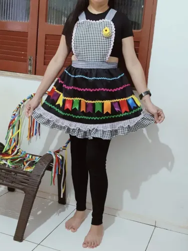 Avental junino. Vestido Junino 