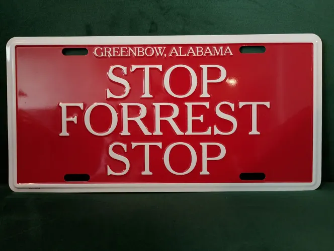 Quadro Placa Decorativa em Metal Bubba Gump Forest Gump