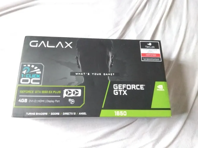 Placa de vídeo GTX 1650 4gb
