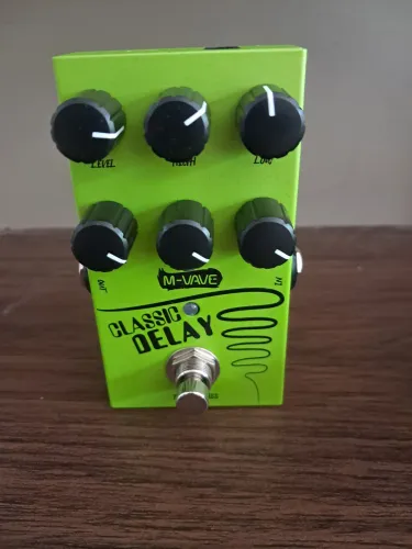 Pedal M-Vave Classic Delay VAVE785 Verde - True Bypass