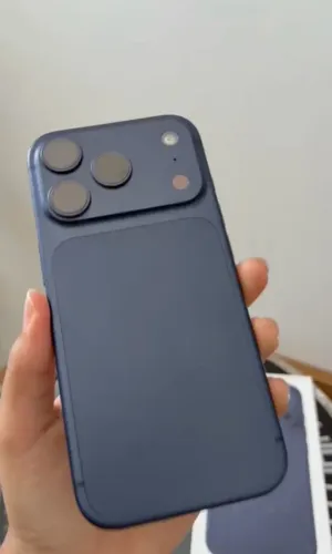 Iphone 17 Pro Max 256GB Chip Fisico Nota Fiscal Caixa Cabo Anatel Garantia- Dez