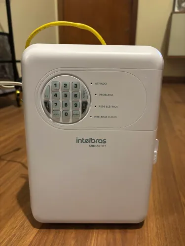 Central de Alarme Intelbras ANM 24 NET Completa + Bateria + Sirene + Sensor + Controle