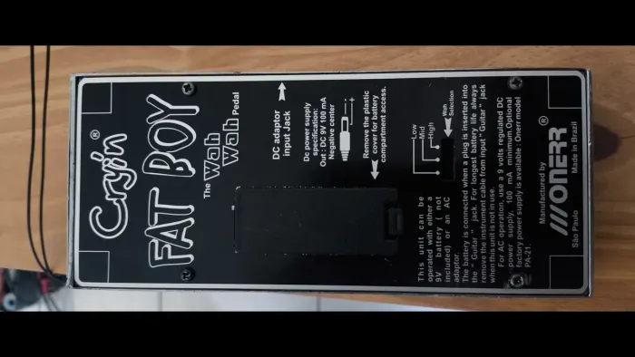 Pedal wah wah crying fatboy