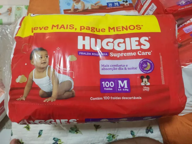Fralda Supreme Care Roupinha M 100un