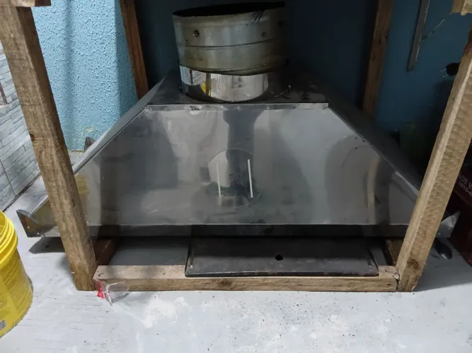 Coifa industrial com exaustor 220