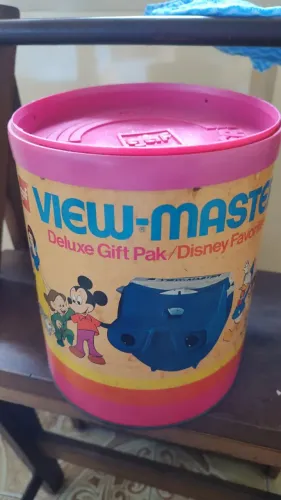 View-Master GAF Vintage Anos 70 - Kit Deluxe Disney Favorites (Relíquia/Colecionador)