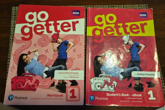 Livro de Inglês Go Getter Workbook e Student''s 1, SENAC Juniors 1 e 2 (2 semestres)