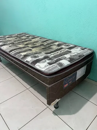 Bicama de Solteiro Completa com 2 Colchões