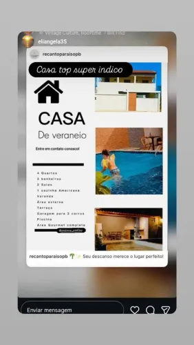 Casa de veraneio com piscina e área gourmet - Carapibus / Conde - PB