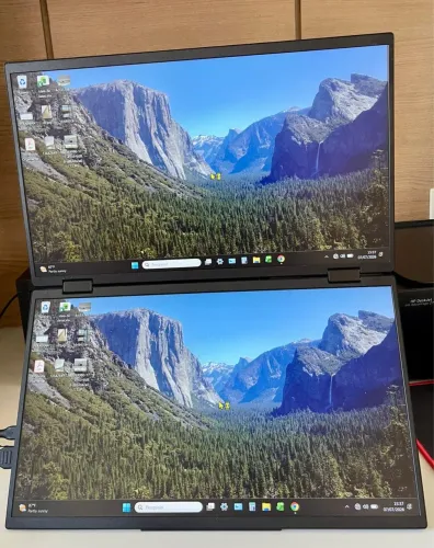 Monitor Duplo Portátil