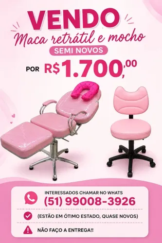 Maca retrátil e mocho