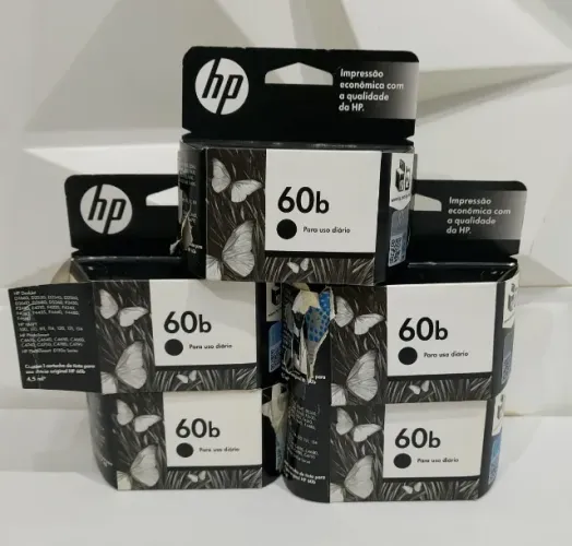 Lote 5 Cartuchos Impressora Hp 60b Vazios - Originais