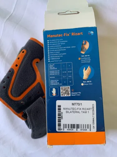 Tala imobilizadora postural de dedo polegar 