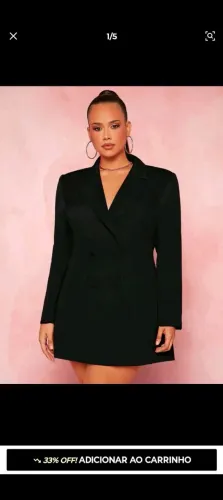 Vestido Blazer Alfaiataria