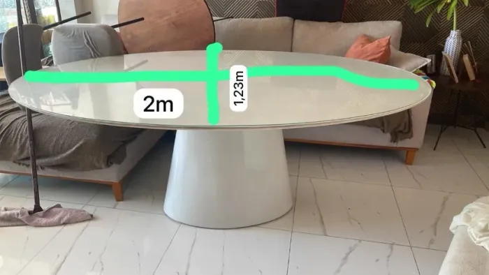 Mesa de Jantar oval