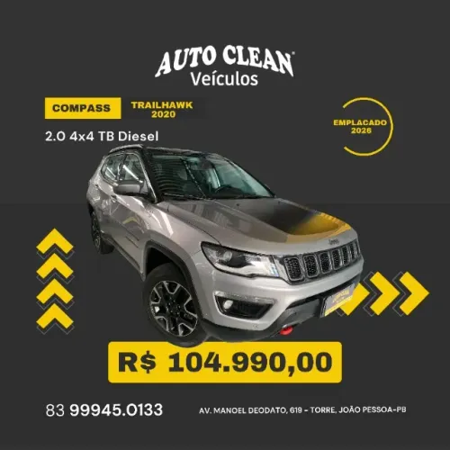 Jeep Compass Trailhawk 2.0 4X4 Dies. 16V Aut. 2020