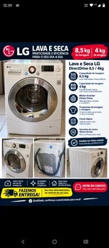 Lava e seca da LG 8,5 kg