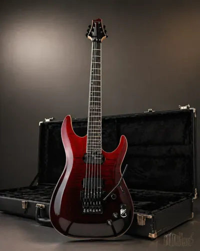 Schecter C-1 FR S SLS Elite Blood Burst