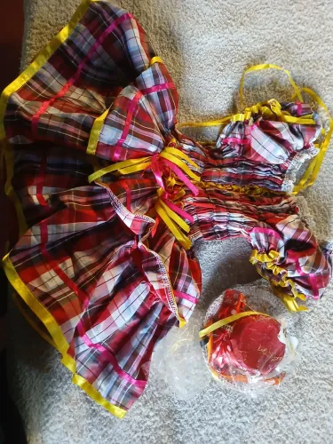Vestido infantil de festa ? Junina de 1 A 3 anos de idade.