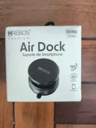 Suporte Veicular Hrebos SU-255 Air Dock Articulado para Celular Original