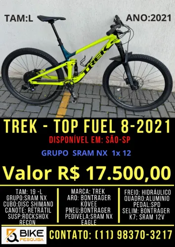 TREK TOP FUEL 8 - ANO 2021