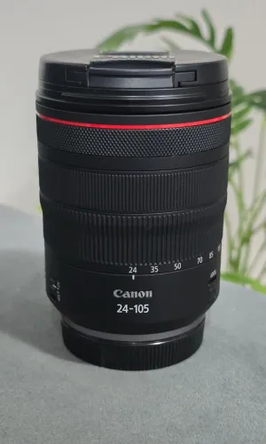 LENTE CANON RF 24-105MM F4 SÉRIE L IS USM IMPECÁVEL ZERA