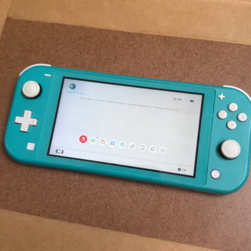 Nintendo Switch lite turquesa sem carregador