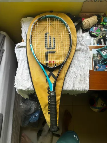 Raquete Wilson Tidal Wave BLX - azul preta 